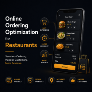 Online Ordering Optimization for Restaurants: Reducing Friction and Increasing Average Ticket Size